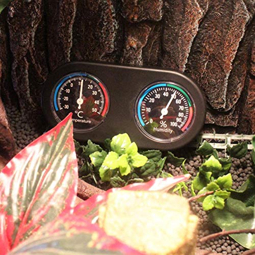 Hygrothermograph, Temperature Humidity Meter Round Shape Hygrometer Thermometer Reptile Mini for Hydrometer Humidity… - Image 5