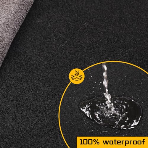 Image of Waterproof Canine Urine Pads, Washable Canine Urine Pads 72 inchx72 inch Reusable Canine Urine Pads Extra Large Upgraded Non-Slip Canine Urine Pads Absorbent Puppy Urine Pads