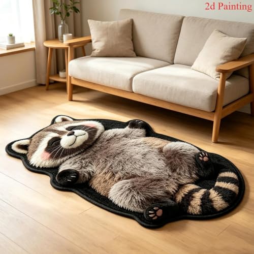 Tapis de sol animaux raviolette antidérapant et tapis de cuisine