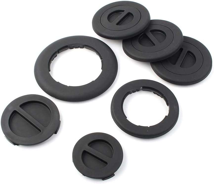 GZYF 5th Wheel/Gooseneck Bed Plug Cover Kit 68225506AA for Dodge Ram 2500 3500 2014-2019, Black