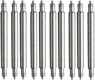 10 Zehn Stück 20mm Eichmüller Premium Edelstahl Federstege 1,78mm Ø für Uhren Armbänder Spring Bar Pins Ersatzstifte - passend für viele Armbanduhren