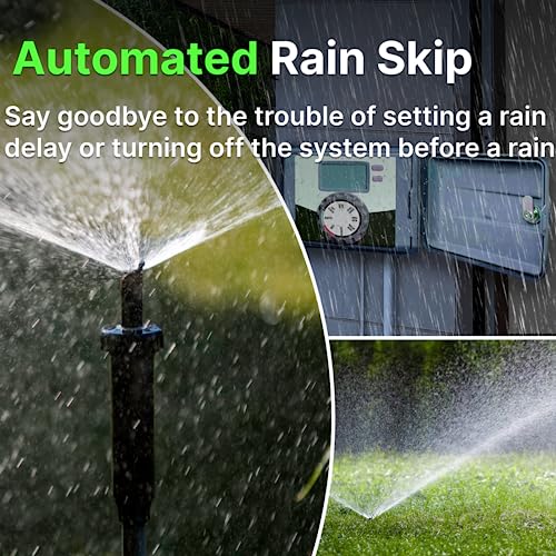Imolaza Smart Sprinkler Controller Evapotranspiration Master: 12 Zones Wifi Irrigation Controller With Automated Watering And App Control, Save Water Through Rain, Freeze, Wind And Saturation Skip #TOP1