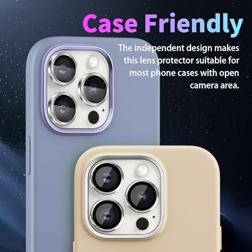 Protecteur d'objectif iPhone 16 Pro Max en verre contre les bris de caméra