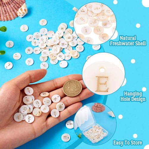 Pendentifs alphabet majuscule 11.5mm breloque initiale pour boucles d'oreilles - 4