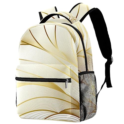 Sac à dos classique marbre abstrait léger pour femme et adolescente active