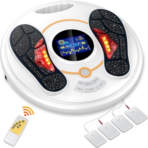 Medic Durchblutungs-Stimulator Beine, Durchblutungsstimulator Füße Beine, EMS Fußmassagegerät, Bekämpft Knie- und Beinschmerzen sowie Schwellungen zwischen Fuß und Oberschenkel