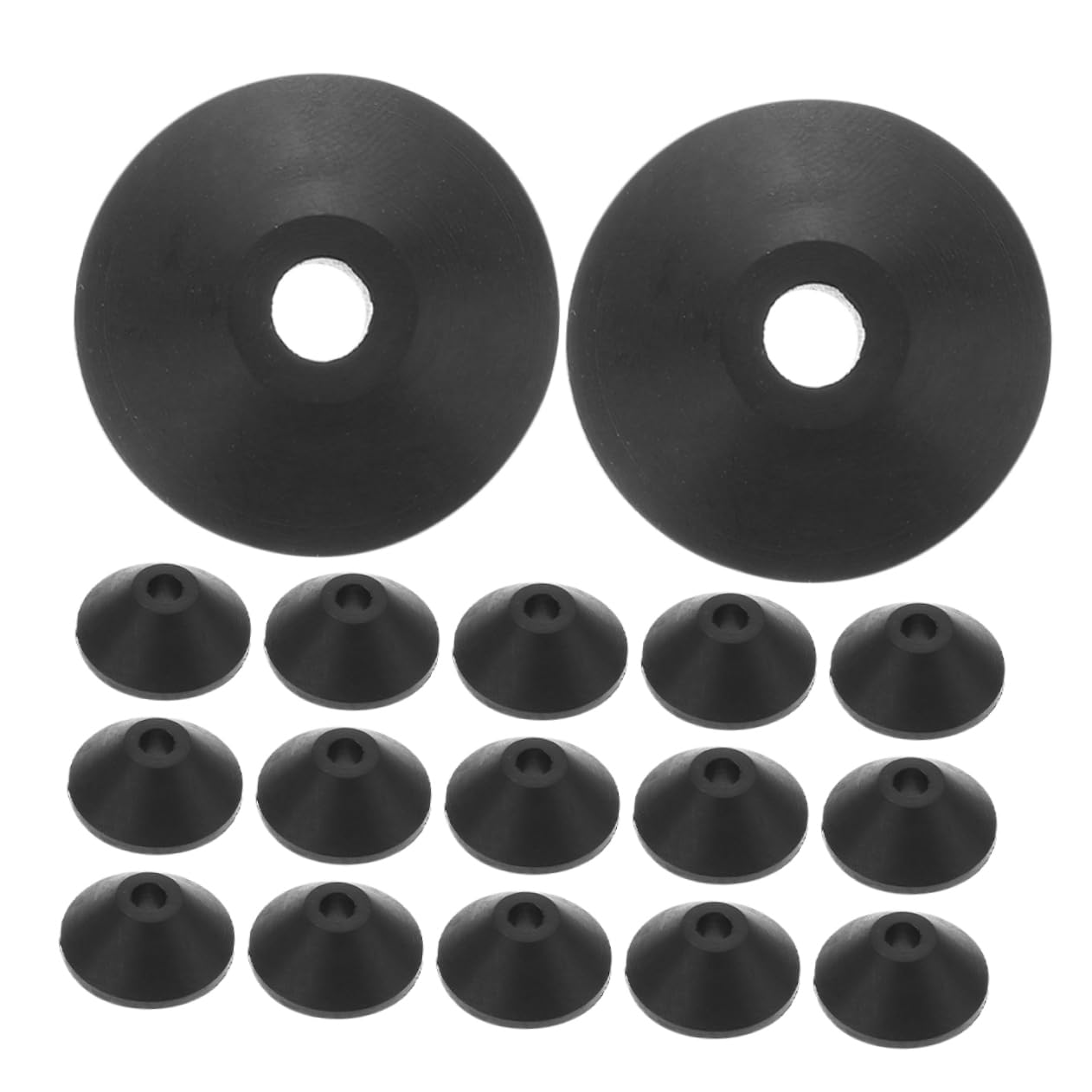 jojofuny 150pièces Rondelles Caoutchouc Pour Vis De Toilette Joints Étanches Coniques Caoutchouc Pour Réservoirs Eau Remplacement Et Facile à Installer