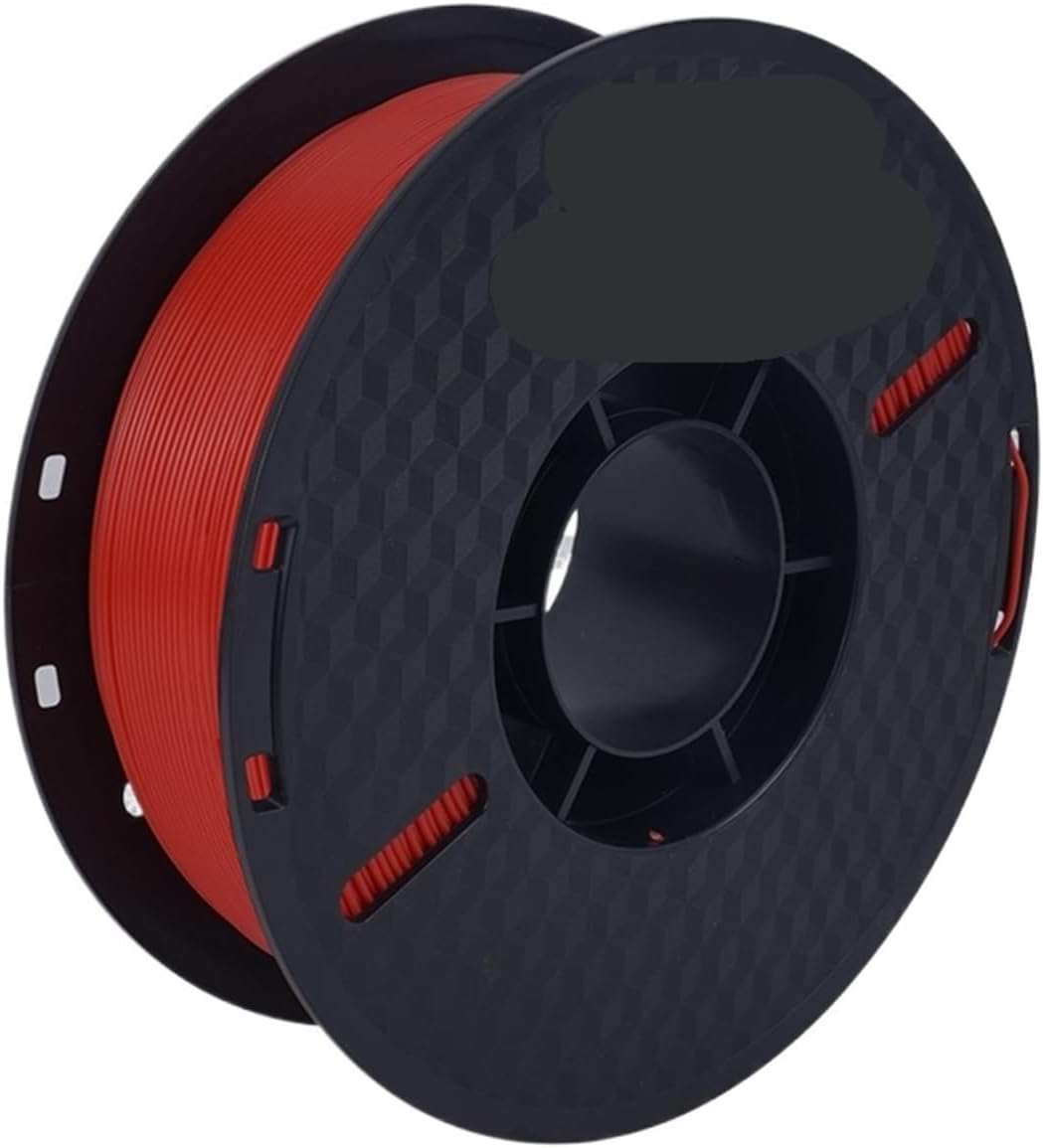 3D Printer 1KG 1.75mm PLA PETG Filament 2.2lbs Printing Plastic Consumables(1KG PLA Red)