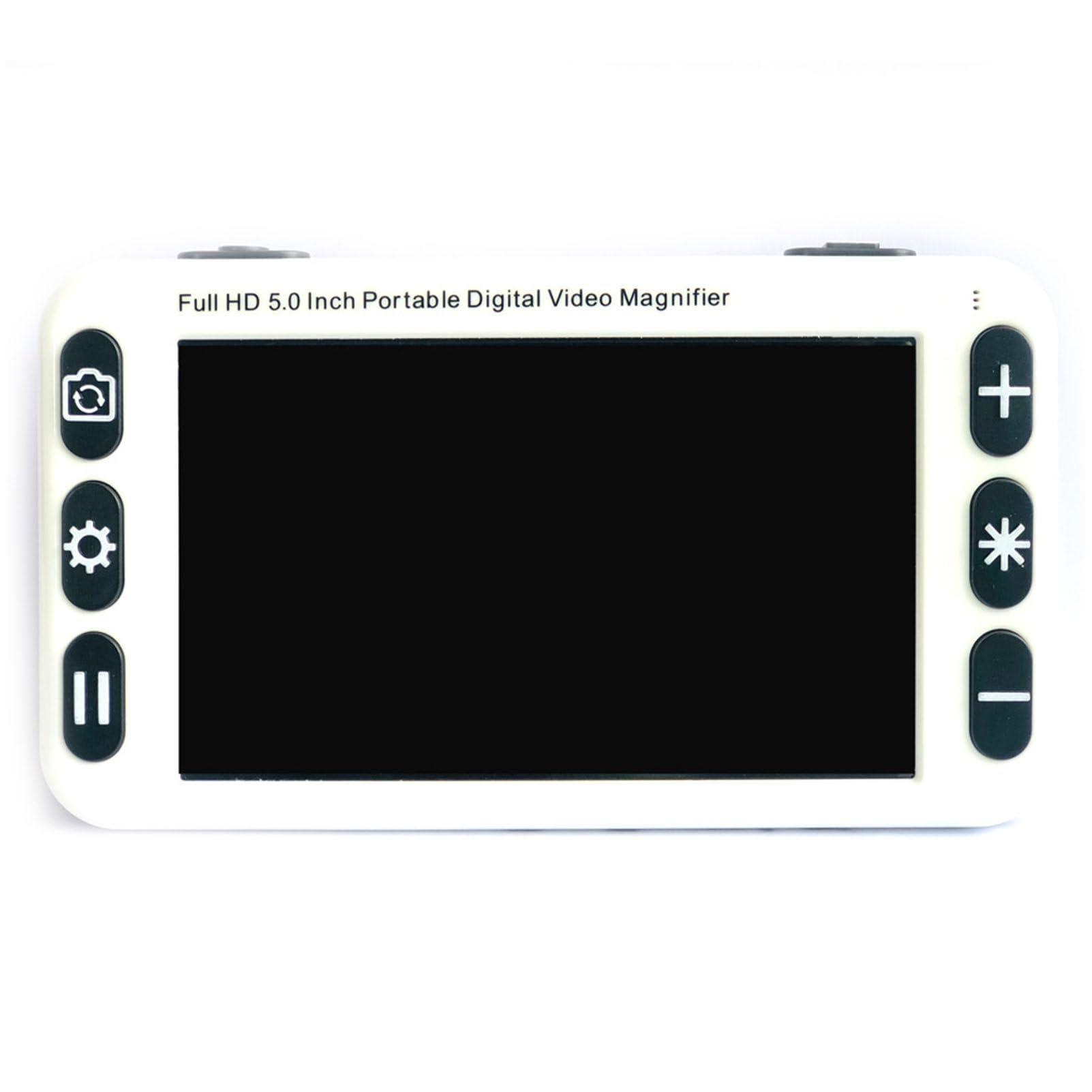 Lupa digital para personas mayores, mango plegable de 5 pulgadas, ayuda de lectura electrónica, 2X-48X, lente de cámara de enfoque automático, lupa digital de video, para baja visión, libros, páginas,