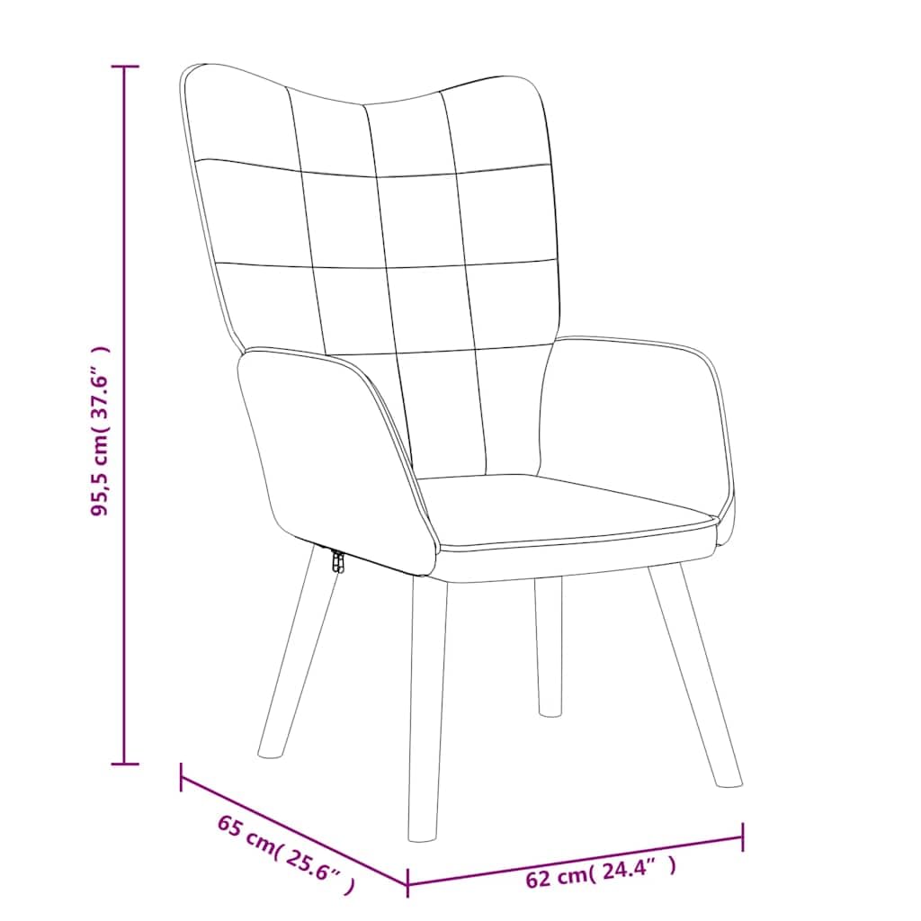 Sedia Relax Blu in Tessuto imbottita con braccioli, struttura acciaio e gambe legno massello, dimensioni 61,5x69x95,5 cm, poltrona ergonomica reclinabile per soggiorno, ufficio, camera