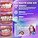 Loeland Tooth Gem Kit, DIY Crystals Jewelry Kit Teeth Gems Set, Professional Fashionable Tooth Gems Starter Set