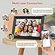 Frameo 10,1 Zoll WiFi Digitaler Bilderrahmen, 1280x800 HD IPS Touchscreen Foto Rahmen, 32GB Speicher, Automatische Rotation, Wandmontagefähig, Teilen Sie Fotos sofort von überall aus