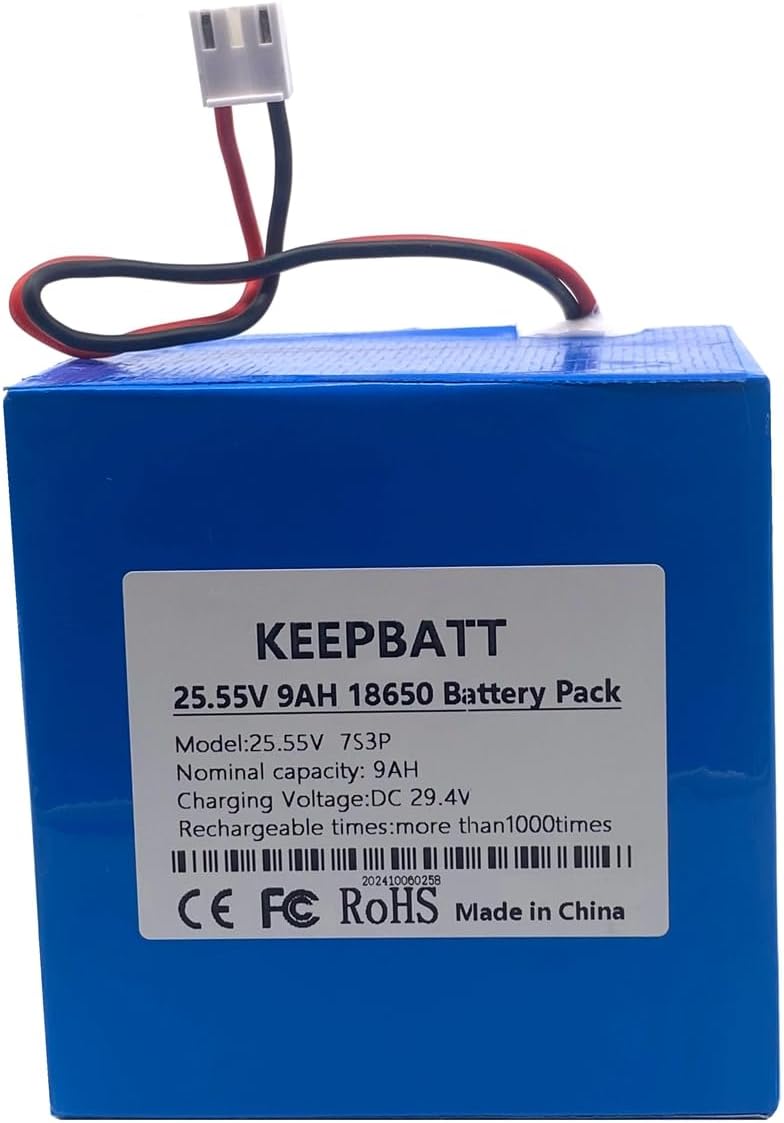 25.5V 7S3P 9Ah Replacement Battery for Aiper Seagull 3000 Wall-Climbing Cordless Pool Cleaner