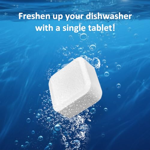 Image of Dishwasher Cleaner Tablets | Eliminates Limescale, Grease & Odors | Septic Safe, Fragrance-Free, Plastic-Free | Deep Clean & Maintain All Dishwashers