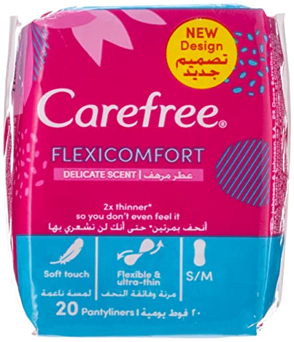 CAREFREE protege slips flexiconfort cotton fresh caja 20 uds