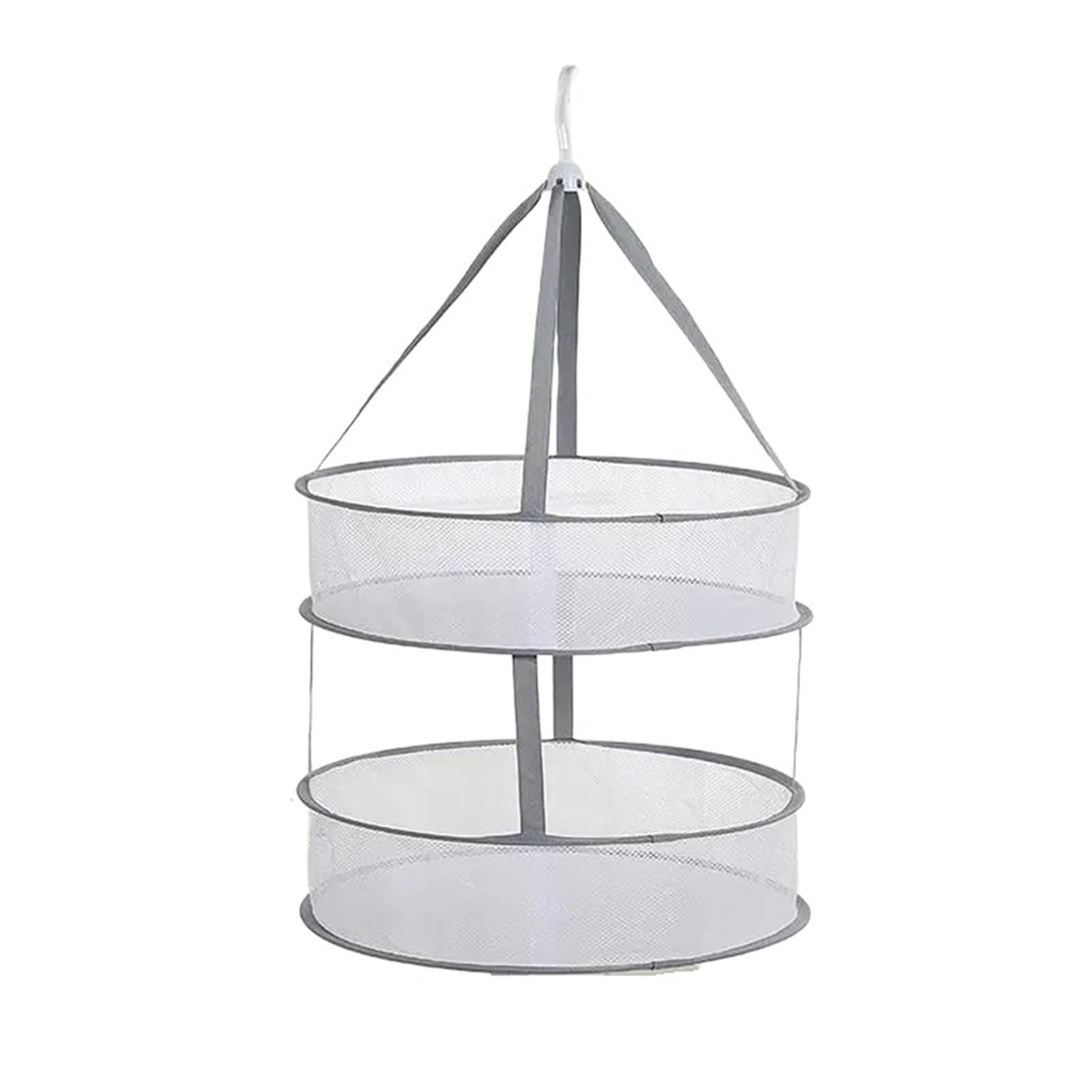 ZHSOAO 2pcs Drying Rack For Sweaters 2 Layers Net For Clothes Hanging Basket Folding Dry Dryer Bag Portable for Underwear Sock