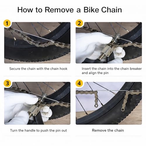 Bike Chain Tool with Dual Pliers