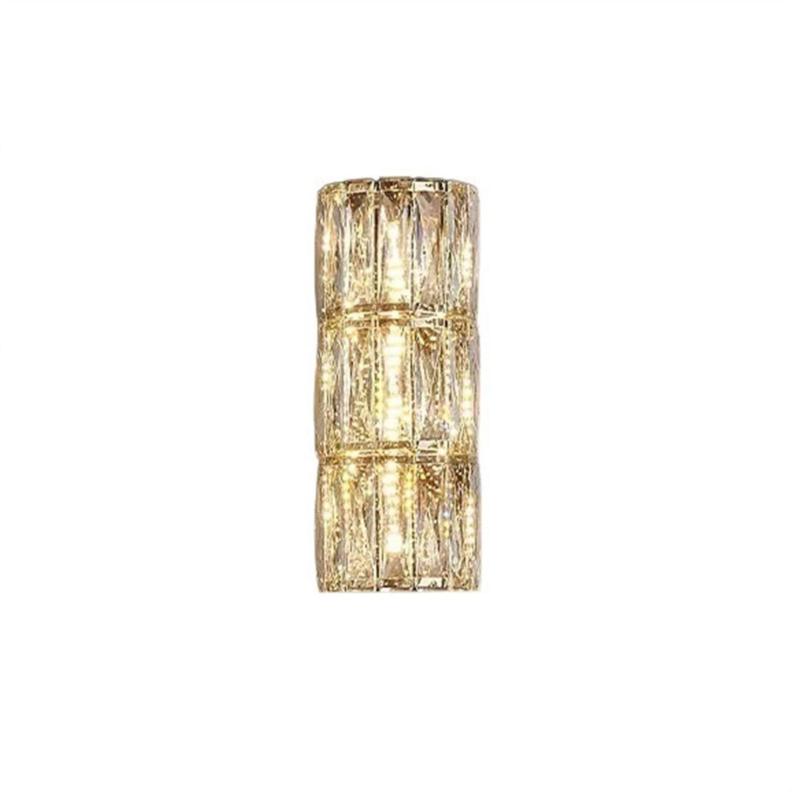 Lampa ścienna Kryształowa lampa ścienna Modna lampa oświetleniowa do dekoracji wnętrz(Średni)