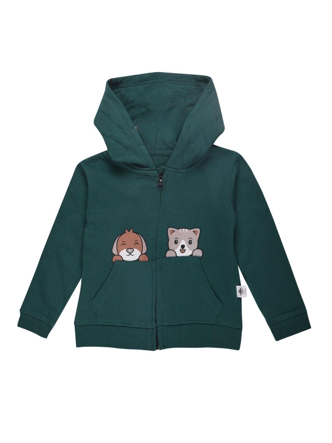 The Mom Store Winter Zipper Jackets for Kid/Baby | Trendy Stylish Cute Sweatshirt and Cool Hoodies for Boys and Girls | Winter Wear