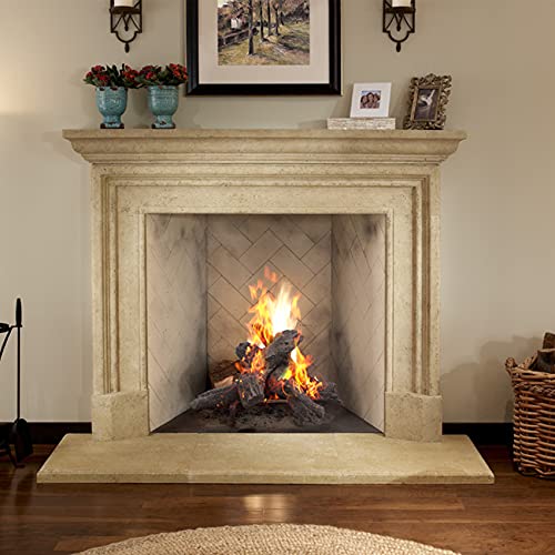 Stanbroil 4-Pc Fireplace Cement Gas Log Set For All Types Of Ventless, Gel, Ethanol, Electric, Propane, Indoor Or Outdoor Fireplaces And Fire Pits #TOP5