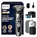 Produktbild PHILIPS Shaver S9000 Prestige, elektrischer Nass- und Trockenrasierer, Gold, SkinIQ Technologie, Reiseetui, Qi-Ladepad, Präzisionstrimmer, Nasenhaartrimmer und Reinigungsstation, Modell SP9882/36