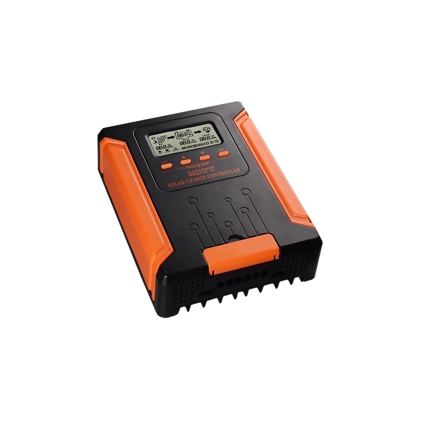 controlador de carga solar, Mppt 40A 50A 60A 190V Controlador de carga solar 12v 24v 36 48v Interruptor automático Regulador panel(50A)