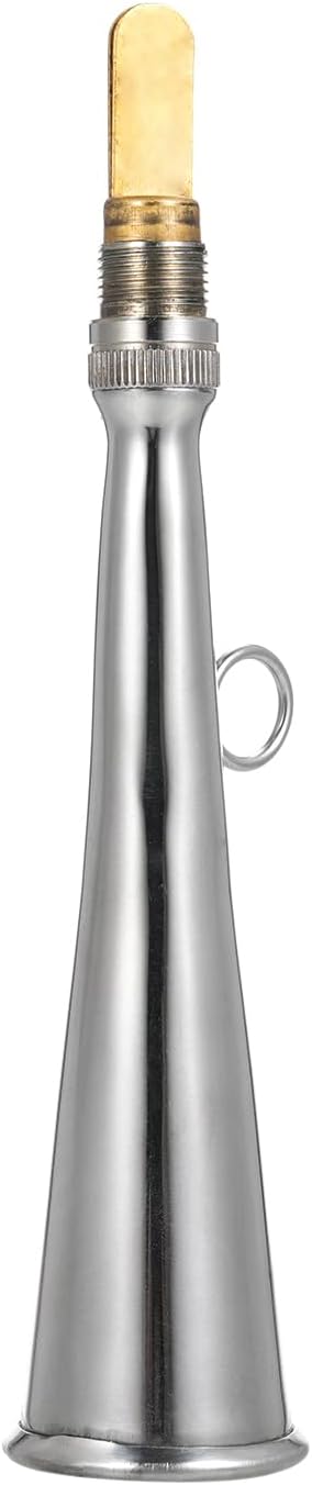 GoolRC Mouthpiece Fog Horn, Handheld Air Horn, Stainless Steel Fog Horn Boat Foghorn Handheld Foghorn with Removable Mouthpiece for Yacht Marine Safety and Communication