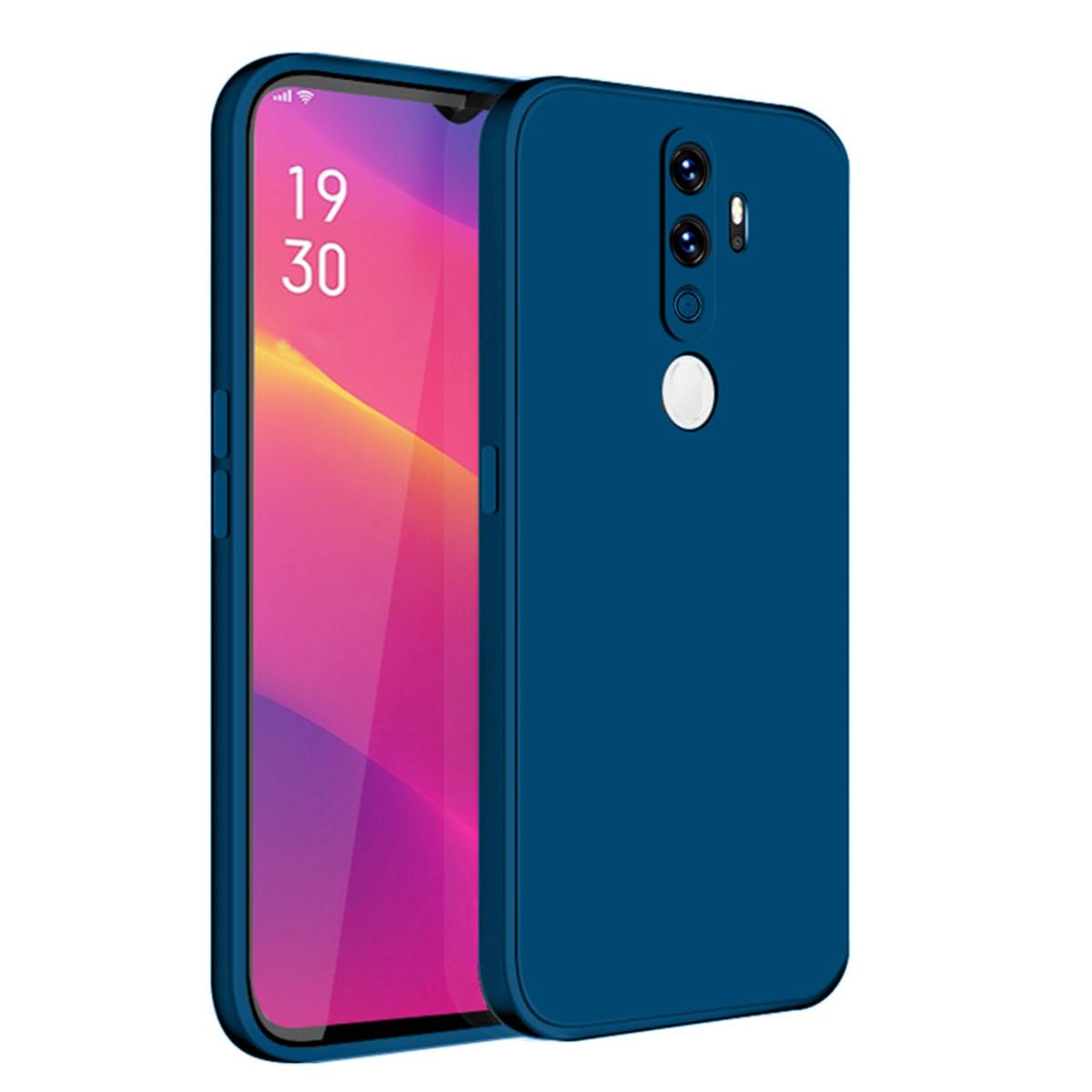LIRAMARK Silicone Soft Back Cover Case for Oppo A9 2020 / Oppo A5 2020 (Blue) (B0B3FSD661) Amazon Price History, Amazon Price Tracker