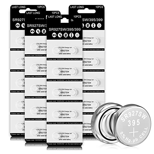 Beidongli Sr927Sw 1.5V Button Battery 395 Ag7 For Watch Battery Cell Pack Of 40【3-Year Warranty】 #TOP11