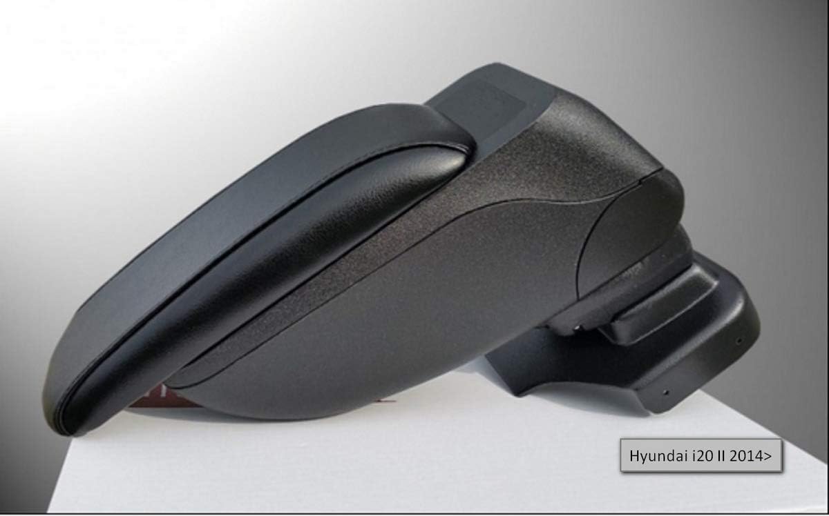 Armrest Car Center Console Storage Box Black Centre Arm Rest Suitable for Hyundai i20 II 2015-2019 GB/IB