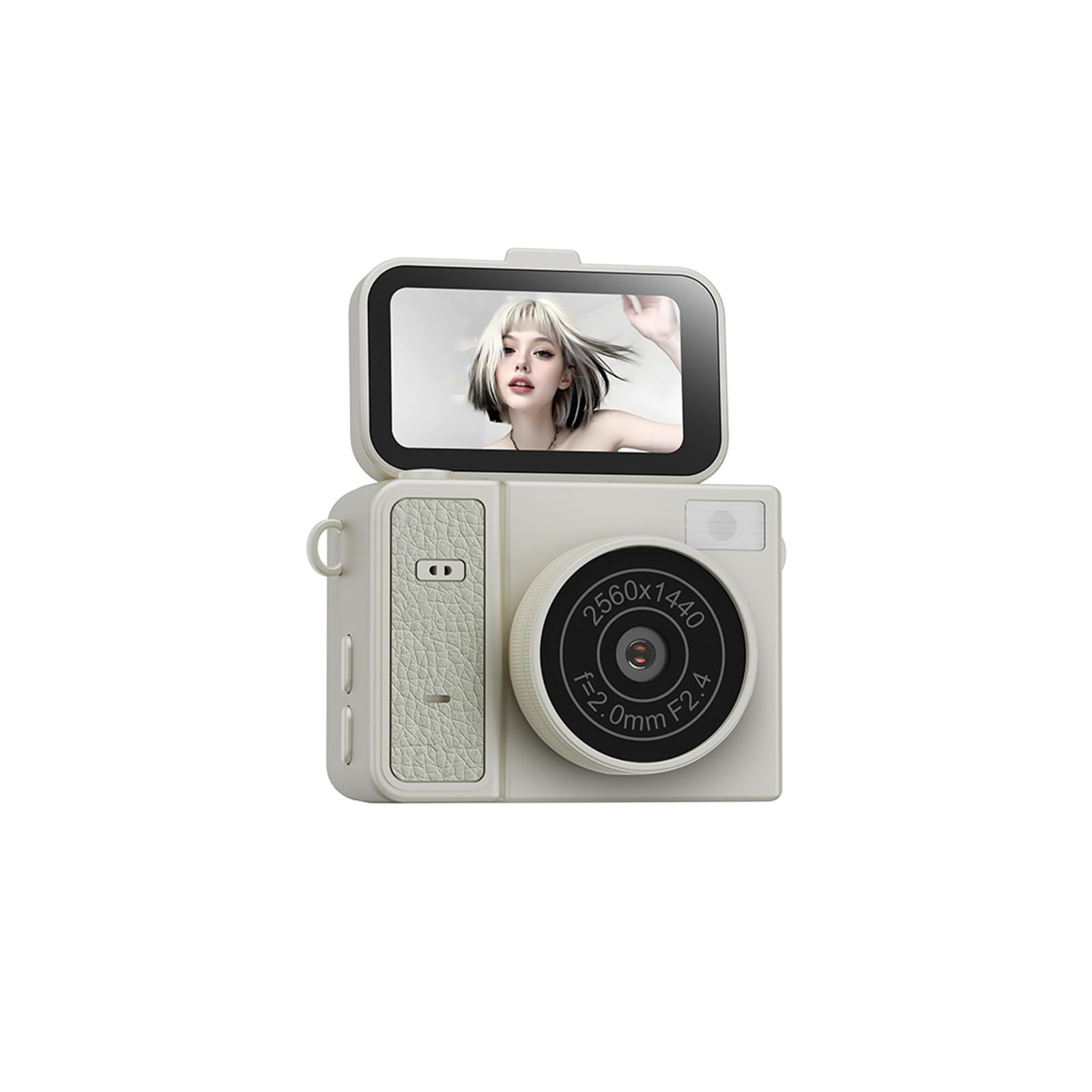 2026 New 1.47" Thumb Keychain Mini Action Camera | Retro Tiny Camcorder Video Recorder with Memory Card Slot(Add 64G,Gray)-picture-23
