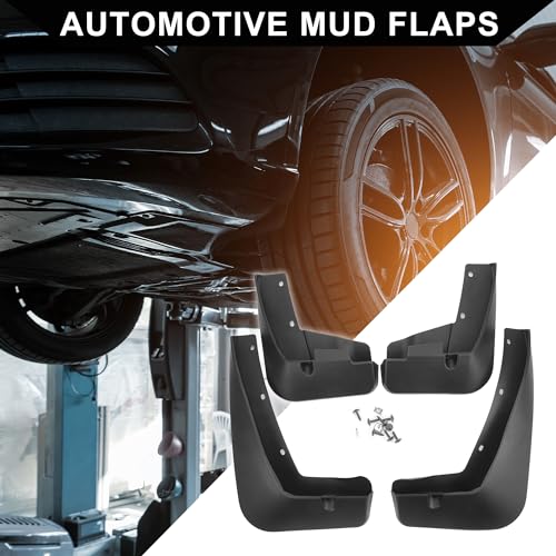 Image of Mud Flap Splash Guard with Mount Accessories for Nissan Murano Sport Utility 2015-2020 / Front & Rear Side Mud Guards /Durable / 1 Set