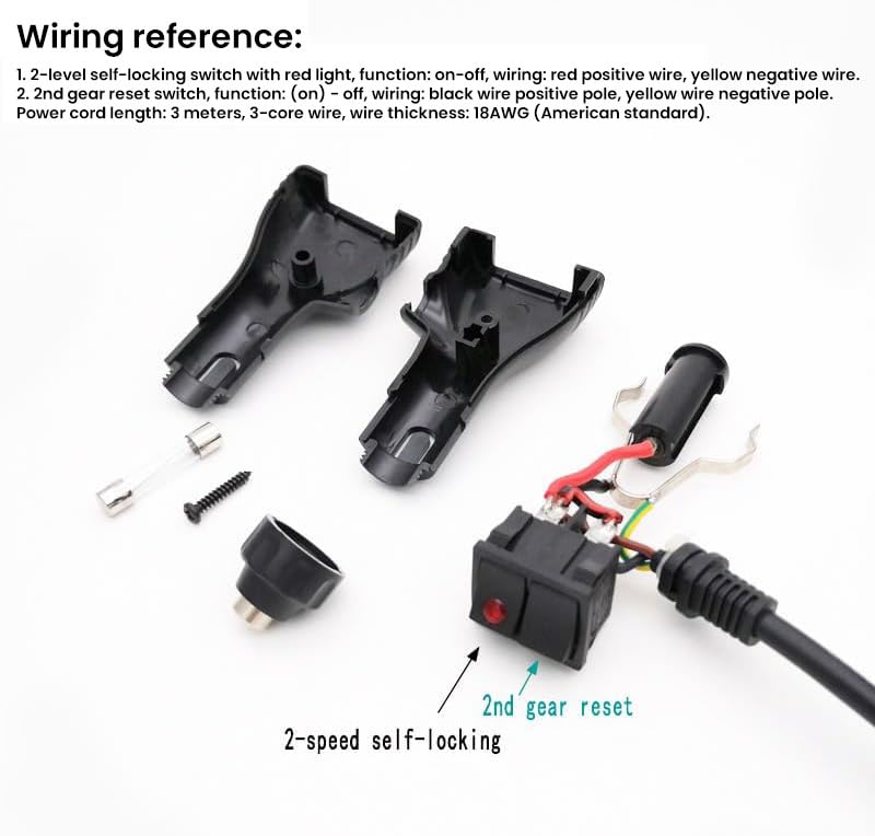 Amazon.com: BAITHNA 12V Heavy Duty On/Off Toggle Switch Ground Triggered  Momentary Switch Cigarette Lighter Adapter with 10ft Cable Changing Pattern  Switch : Automotive