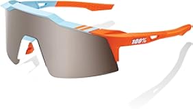 100&percnt; Speedcraft XS Sport Performance Cycling Sunglasses Premium Vented Baseball Road Bike Triathlon with Interchangeable Lens
