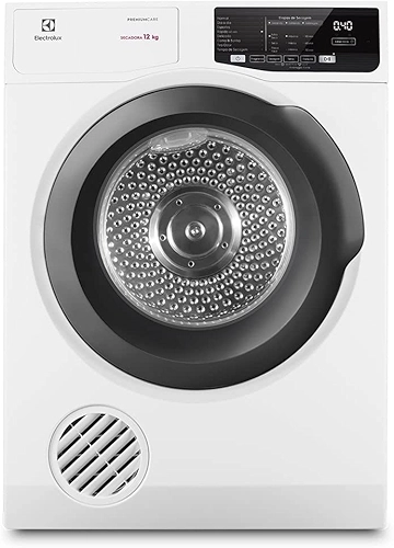 Secadora de Roupas Electrolux 12Kg Branca Premium Care com Autosense (SFP12) 220V