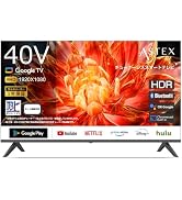 Amazon | ASTEX 24インチ チューナーレス スマートテレビ Google TV