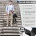 SMILOOL Outdoor Stair Treads Non-Slip Step Strips for Wooden Steps 5 Pack 6” x 24” Anti Slip Grip Tape Precut for Outside Stairs, Non Skid Stair Tread Mats Weather Resistant for Outdoors, Black