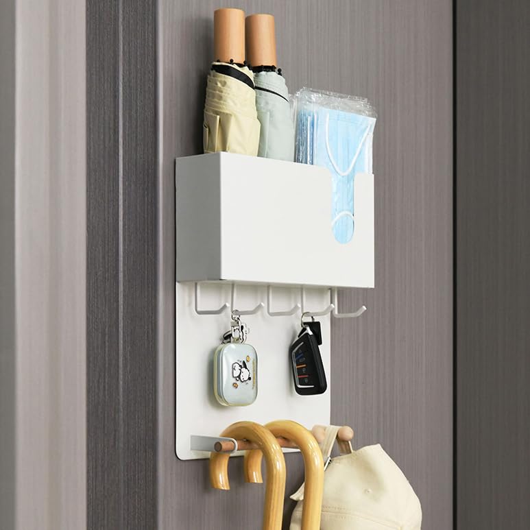 Porte-parapluie pour mur et étagère d'entrée en dortoir pour ne plus jamais chercher ses clés
