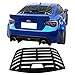 Ikon Motorsports Rear Window Shield Louver Compatible with 2013-2016 Scion FR-S/2013-2020 Subaru BRZ/2017-2020 Toyota 86, Ikon Style Black ABS Wind Window Guards