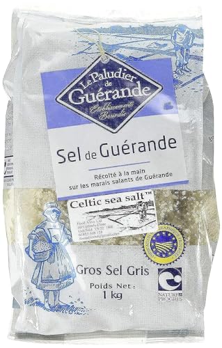 LE PALUDIER CELTIC GREY SEA SALT COARSE - GUERANDE GROS SEL GRIS 1KG