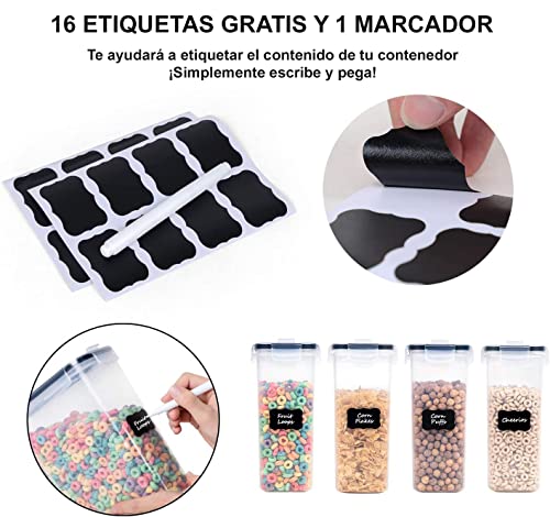 Catálogo para Comprar On-line Recipientes para cereales los 10 mejores. 15 Imagen adicional