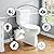 700W Macerating Toilet with Pump, Two-Piece Upflush Toilet For Basement, Powerful & Quiet Macerating Pump System With 4 Water Inlet, 23Ft Vertically, Elongated Bowl