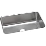 Elkay DXUH2416 Dayton Single Bowl Undermount Stainless Steel Sink, 27 x 19