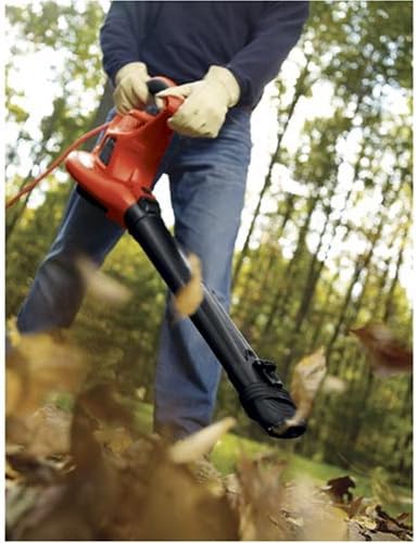 DISC - BLACK+DECKER LH4500 12 amp 2-Speed Electric Leaf Hog Blower / Vacuum with