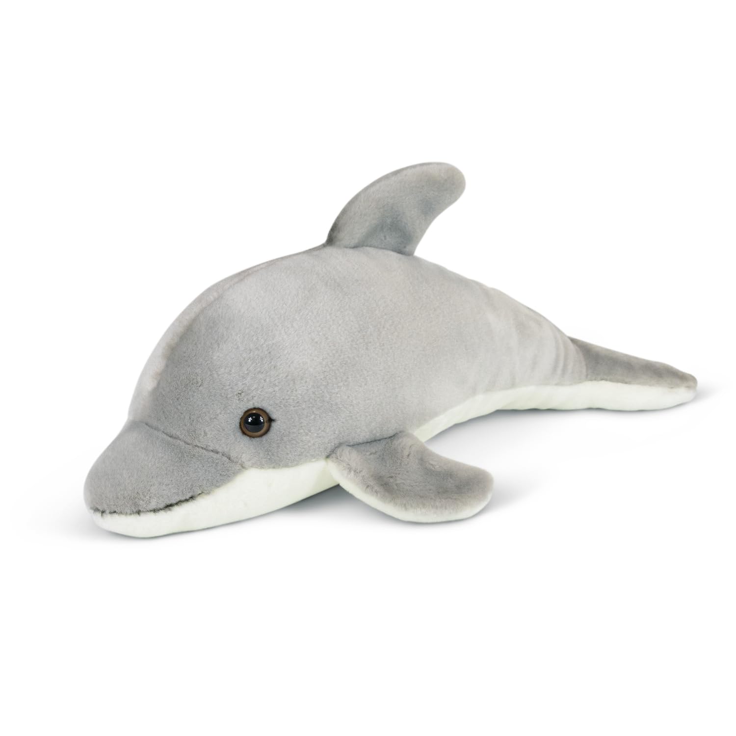 Animigos World of Nature Tobar DOLPHIN Plush Toy, Grey, Medium
