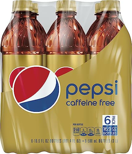 Pepsi Caffeine Free Bottles, 6 ct