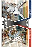 2011 Topps Diamond Duos Series 1#DD-CS Steve Carlton/CC Sabathia Philadelphia Phillies/New York Yankees MLB Baseball Card NM-MT