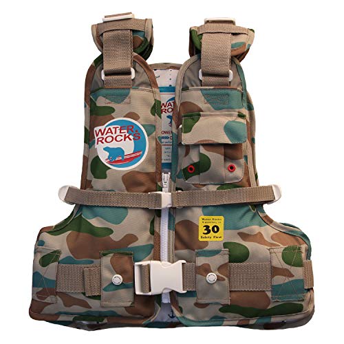 Water Rocks ライフベストKids50kg WRLV-3147-01 グリーンカモ