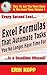 Excel Formulas That Automate Tasks You No Longer Have Time For (How To Get The Most Done In The Least Time Book 1)