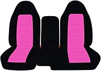 Vista 7 de Totally Covers Compatible con fundas de asiento de camión de dos tonos para Ford Ranger/Mazda Serie B 2004-2012 (banco dividido 60/40) con consola